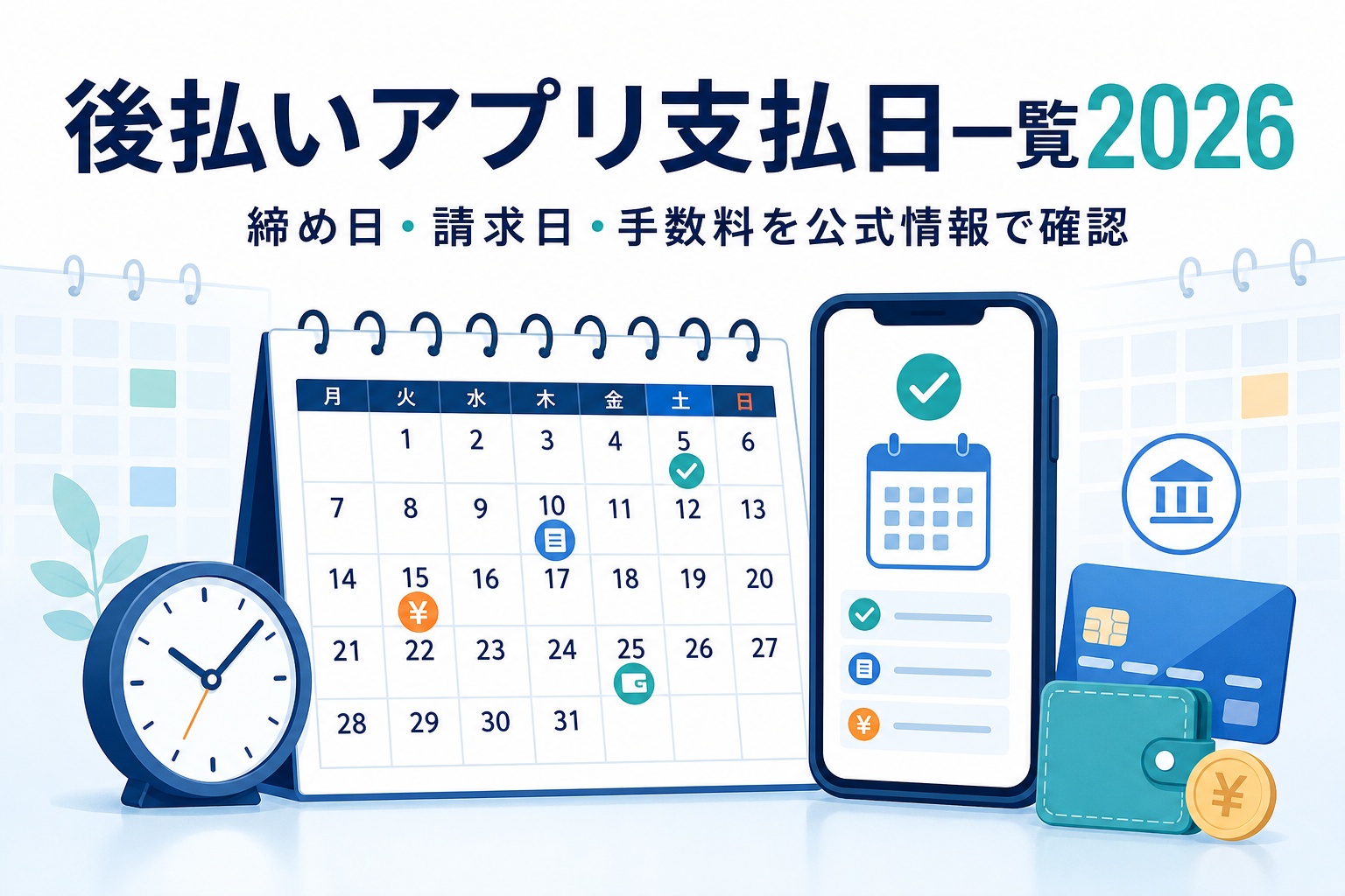 後払いアプリの支払い方法比較|コンビニ・口座振替・銀行ATMの違い