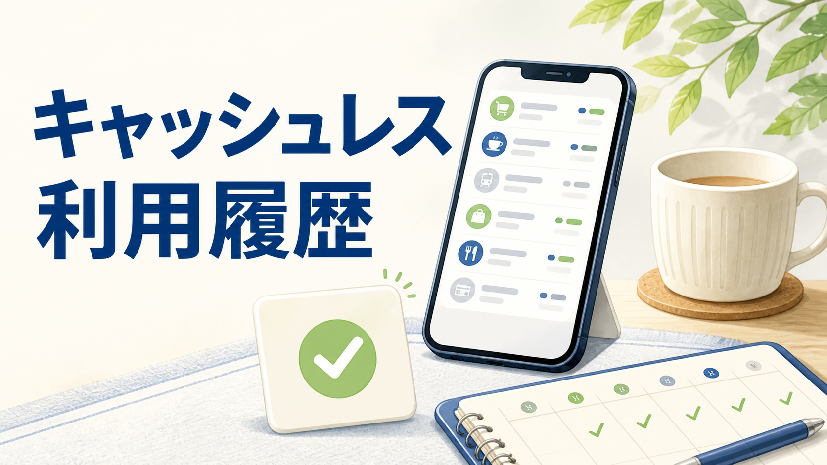 キャッシュレス決済の利用履歴を週末に確認する方法|使いすぎを見つける三つの見方