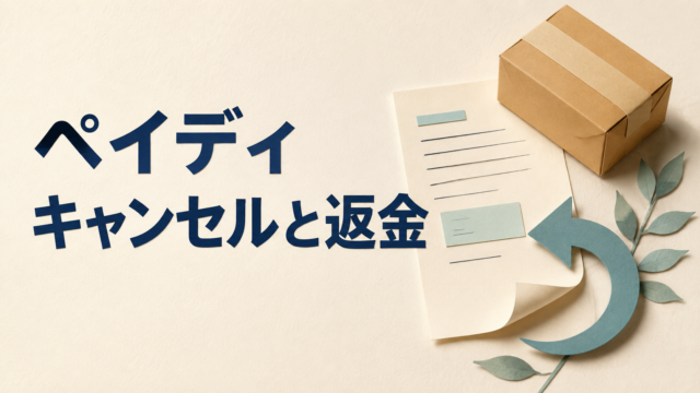 ペイディのキャンセル・返金が反映されないとき｜請求への充当と確認する順番