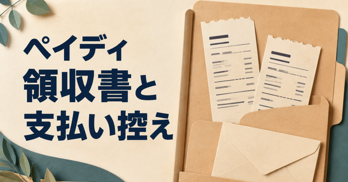 ペイディの領収書はどこで確認する?支払完了メール・コンビニ控えの違い